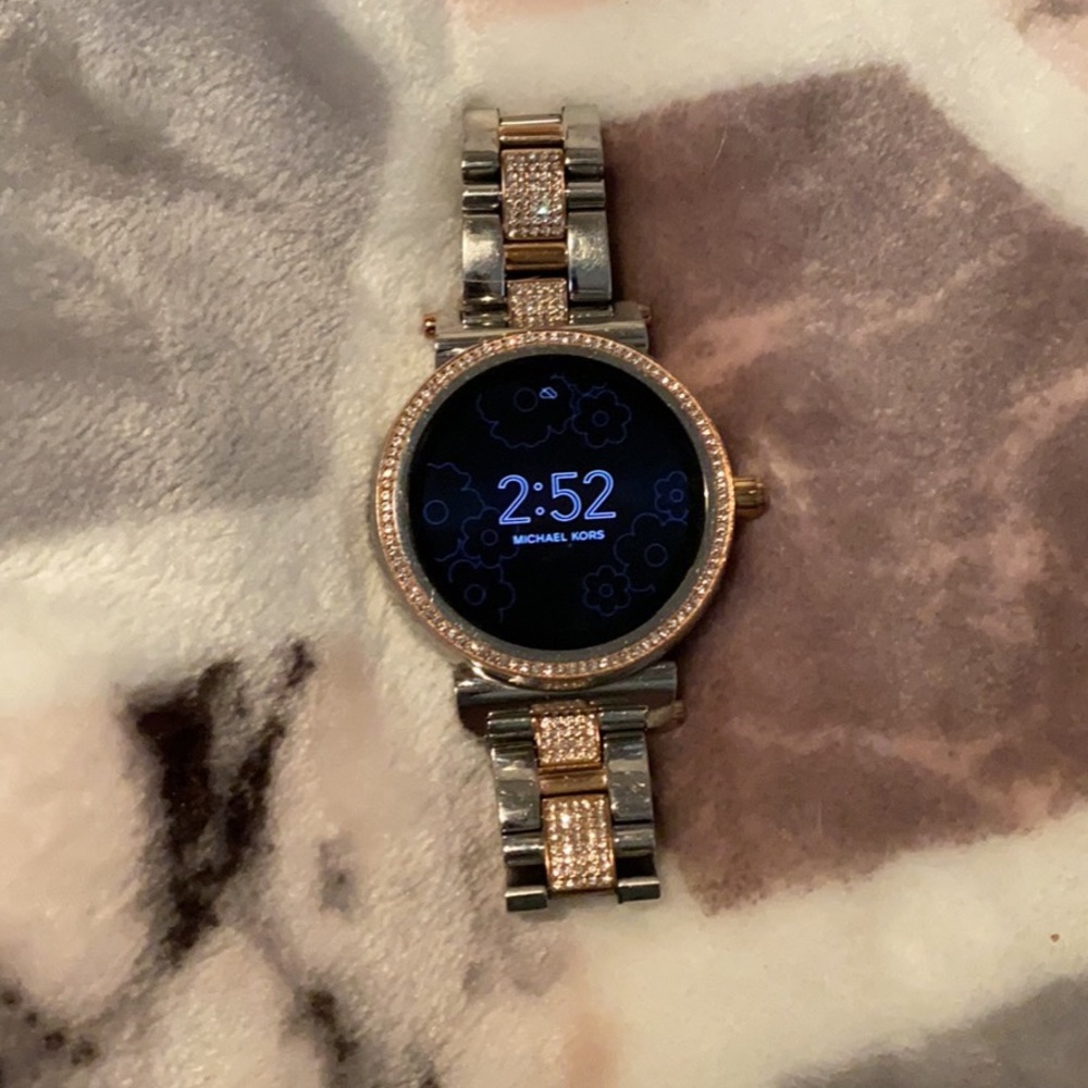 Michael Kors Access Smart Watch with the charger